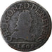 Frankreich, Charles de Gonzague, Double Tournois, 1609, Charleville, Kupfer, S
