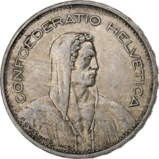Switzerland, 5 Francs, Herdsman, 1935, Bern, Silver, EF(40-45), KM:40