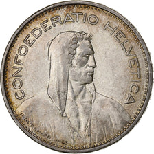 Switzerland, 5 Francs, Herdsman, 1937, Bern, Silver, EF(40-45), KM:40