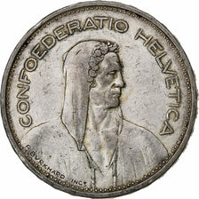 Schweiz, 5 Francs, Herdsman, 1939, Bern, Silber, S, KM:40