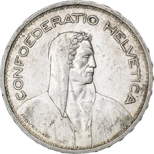 Switzerland, 5 Francs, Herdsman, 1952, Bern, Silver, VF(30-35), KM:40
