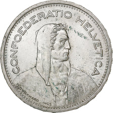 Switzerland, 5 Francs, Herdsman, 1954, Bern, Silver, AU(50-53), KM:40
