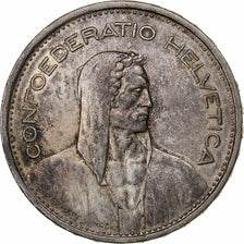 Switzerland, 5 Francs, Herdsman, 1954, Bern, Silver, VF(30-35), KM:40