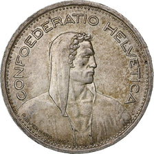 Switzerland, 5 Francs, Herdsman, 1954, Bern, Silver, EF(40-45), KM:40