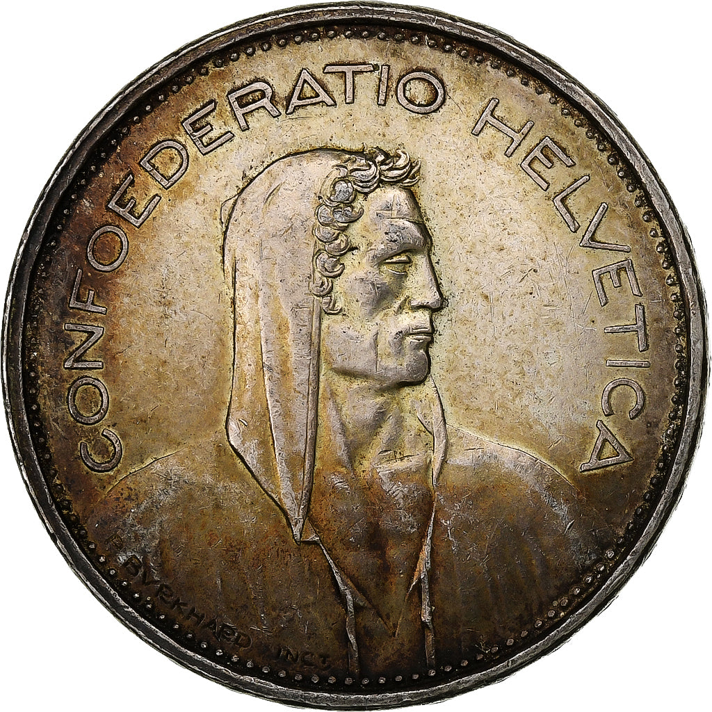 Switzerland, 5 Francs, Herdsman, 1966, Bern, Silver, EF(40-45), KM:40