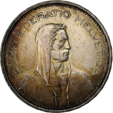 Switzerland, 5 Francs, Herdsman, 1966, Bern, Silver, EF(40-45), KM:40