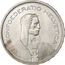 Switzerland, 5 Francs, Herdsman, 1967, Bern, Silver, AU(50-53), KM:40
