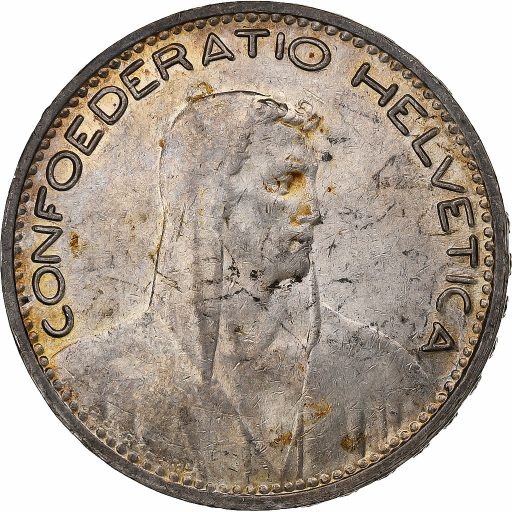 Switzerland, 5 Francs, Herdsman, 1923, Bern, Silver, VF(30-35), KM:37