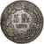 Szwajcaria, 5 Francs, Helvetia, 1874, Bern, Srebro, EF(40-45), KM:11