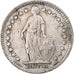 Switzerland, 1/2 Franc, 1908, Bern, Silver, AU(50-53), KM:23