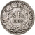 Suiza, 1/2 Franc, 1908, Bern, Plata, MBC+, KM:23