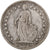 Suiza, 1/2 Franc, 1909, Bern, Plata, BC+, KM:23