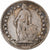 Suiza, 1/2 Franc, 1910, Bern, Plata, BC+, KM:23