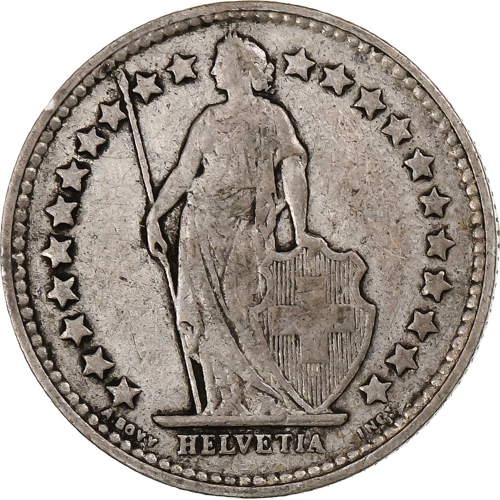 Schweiz, 1/2 Franc, 1913, Bern, Silber, S+, KM:23
