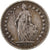 Suiza, 1/2 Franc, 1916, Bern, Plata, BC+, KM:23