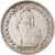 Suiza, 1/2 Franc, 1920, Bern, Plata, BC+, KM:23