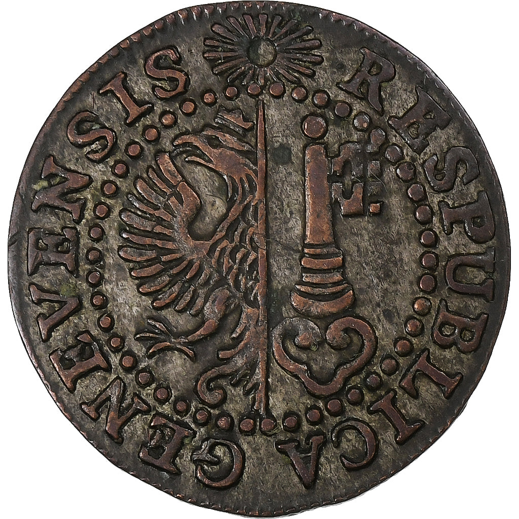 SWISS CANTONS, GENEVA, Sol, 1788, Billon, EF(40-45), KM:87