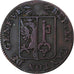 CANTONES SUIZOS, GENEVA, Sol, 1825, Vellón, BC+, KM:120