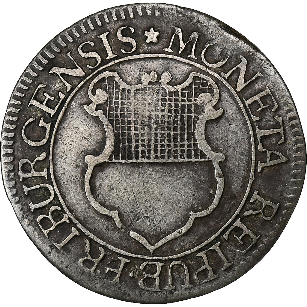 SWISS CANTONS, FREIBURG, 2 Kreuzer, 1789, Billon, VF(20-25)