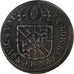 SWISS CANTONS, NEUCHATEL, 1/2 Batzen, 1789, Billon, EF(40-45)