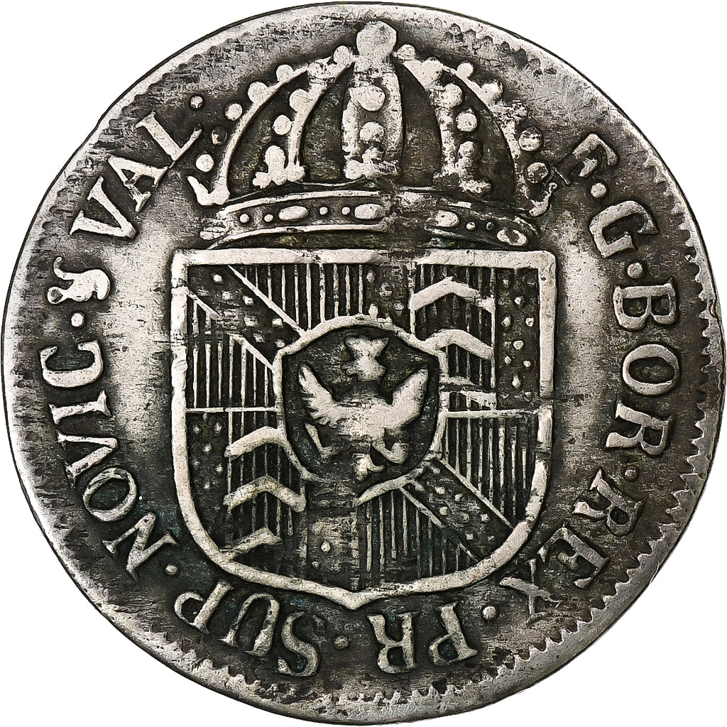 SWISS CANTONS, NEUCHATEL, 1/2 Batzen, 1792, Billon, VF(30-35)