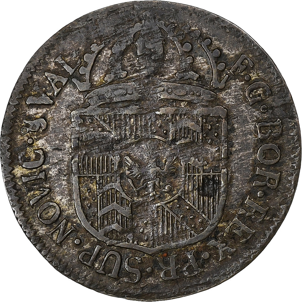 CANTONES SUIZOS, NEUCHATEL, 1/2 Batzen, 1793, Vellón, BC+