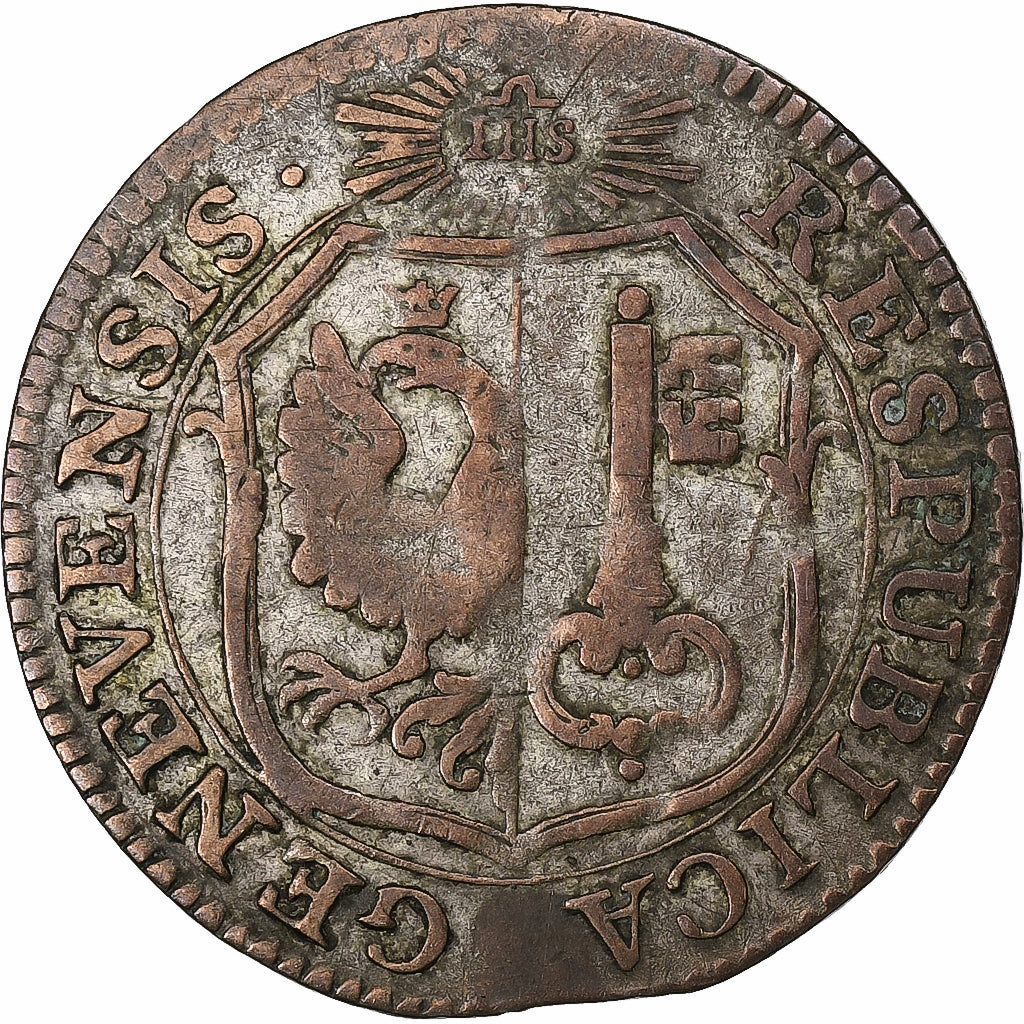 Canton of Geneva, 3 Sols, 1791, Bern, Billon, SS