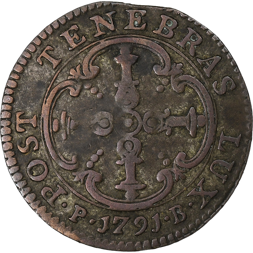 Canton of Geneva, 3 Sols, 1791, Bern, Billon, SS