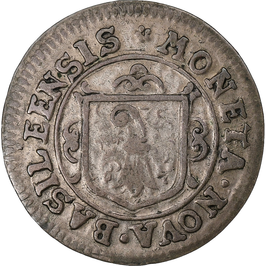 CANTONES SUIZOS, BASEL, 1 assis, 1698, Vellón, BC+