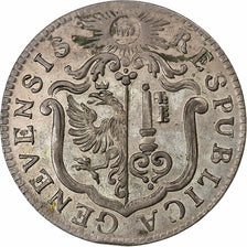 SWISS CANTONS, GENEVA, 6 Sols, 1776, Bern, Billon, AU(50-53)