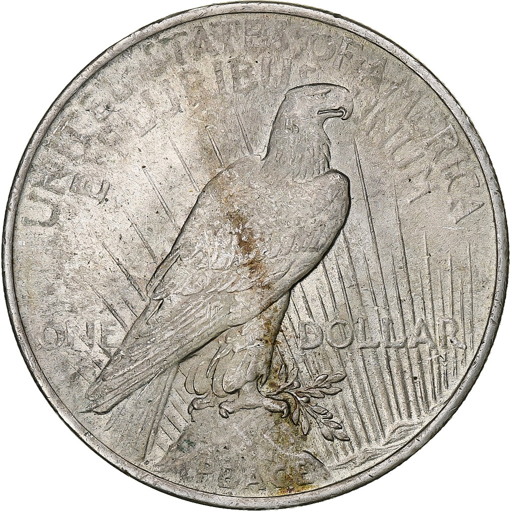 United States, Dollar, Peace, 1923, Philadelphia, Silver, AU(50-53), KM:150