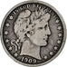 États-Unis, Half Dollar, Barber, 1909, New Orleans, Argent, TB, KM:116