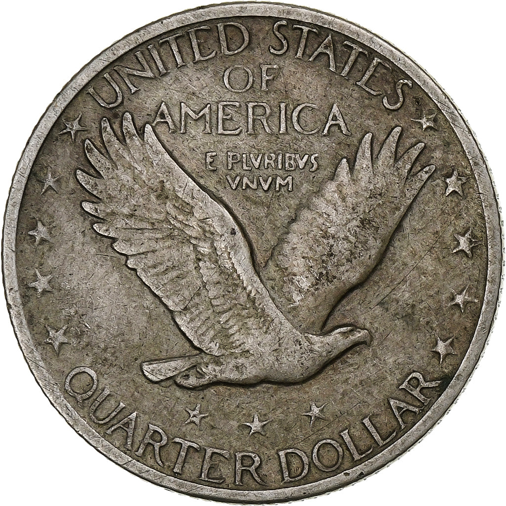 Vereinigte Staaten, Standing Liberty Quarter, 1925, Philadelphia, Silber, S