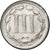 États-Unis, Nickel 3 Cents, 1879, Philadelphie, Nickel, TTB, KM:95