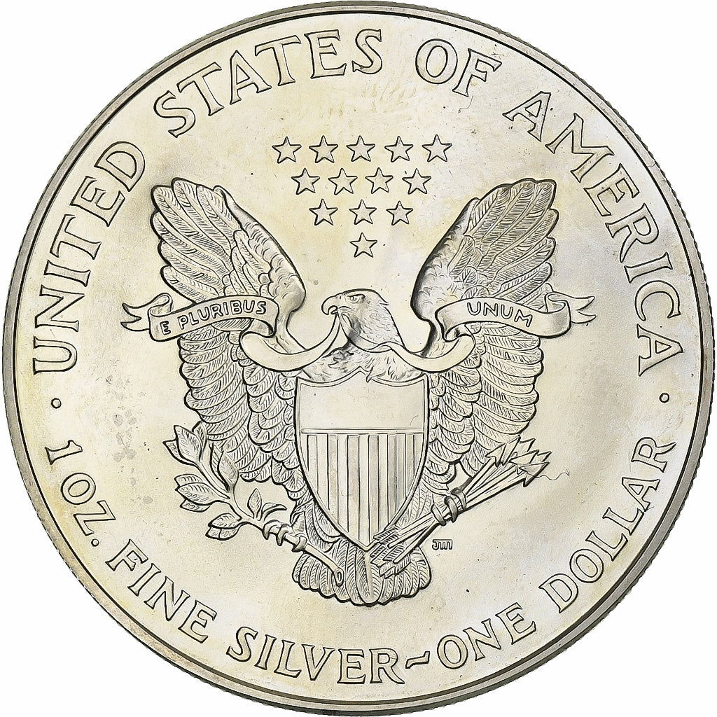 United States, 1 Dollar, 1 Oz, Silver Eagle, 1994, Philadelphia, Silver, MS(63)