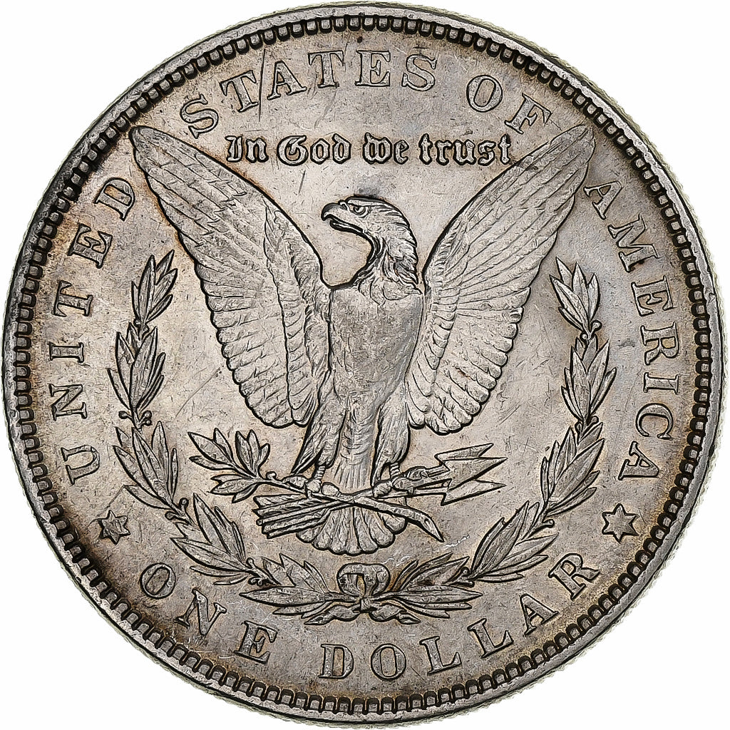 United States, Morgan dollar, 1886, Philadelphia, Silver, MS(60-62), KM:110