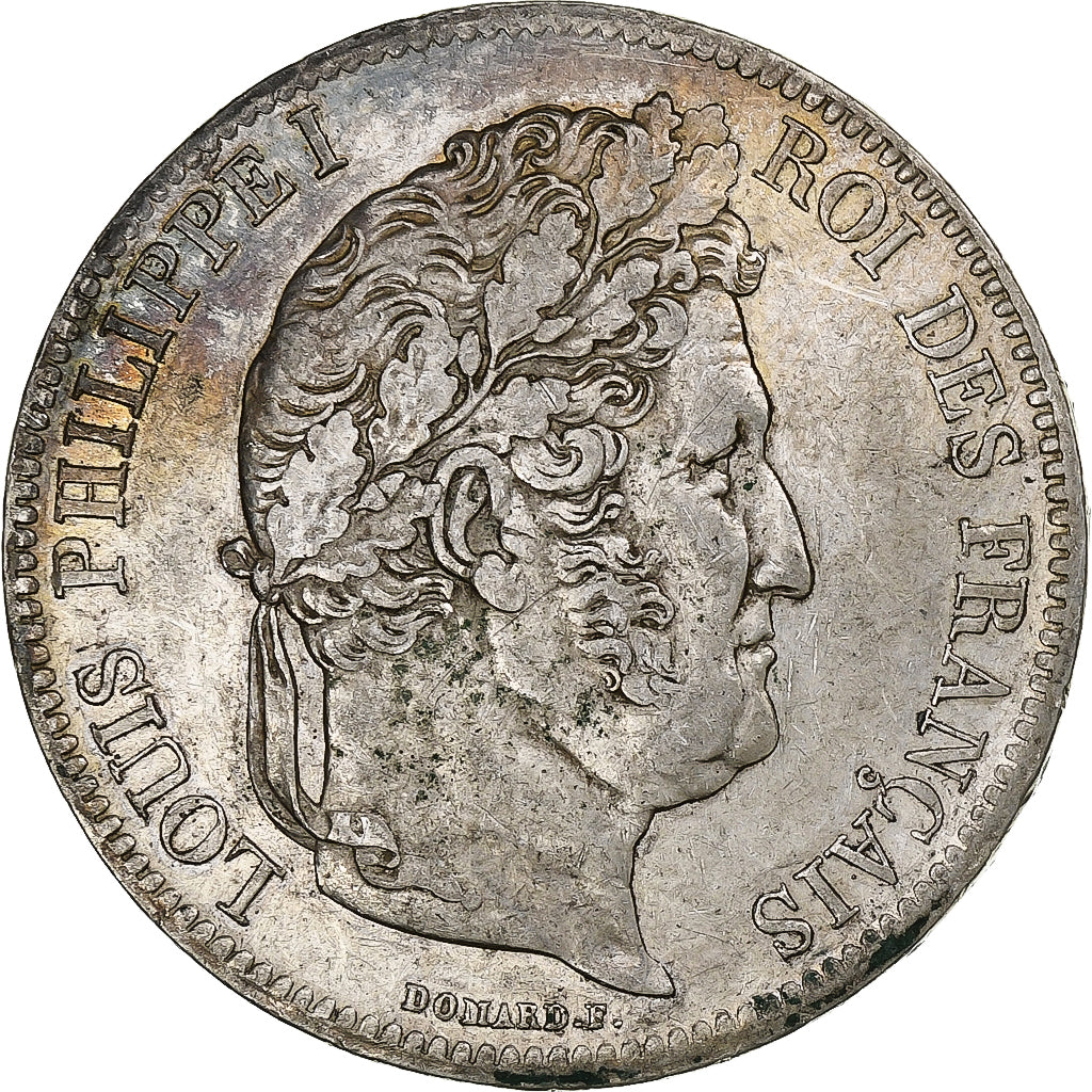Francia, Louis-Philippe, 5 Francs, 1832, Toulouse, Argento, BB+, Gadoury:678