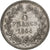 França, Louis-Philippe, 5 Francs, 1834, Nantes, Prata, AU(50-53), Gadoury:678