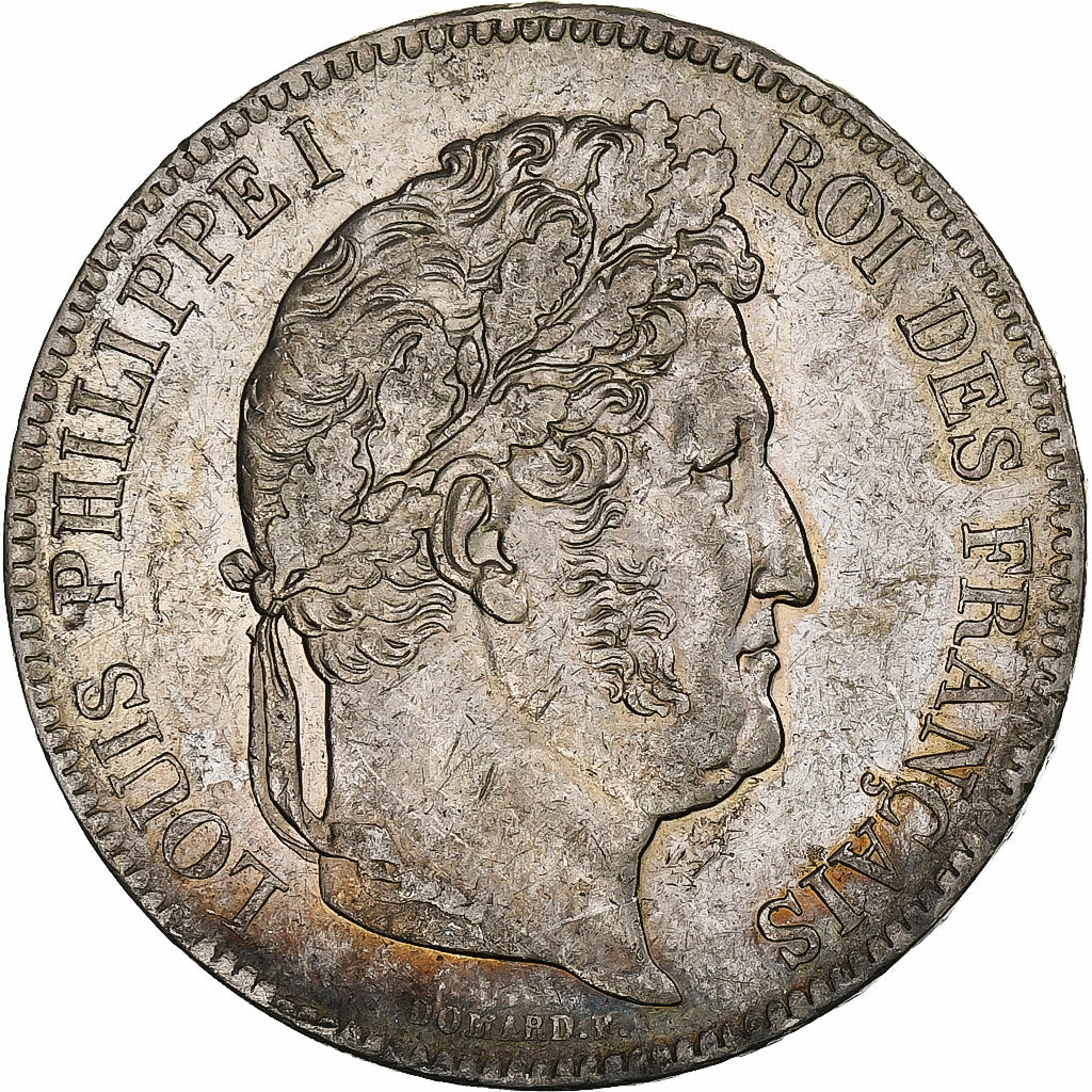 Francja, Louis-Philippe, 5 Francs, 1835, Paris, Srebro, AU(50-53), Gadoury:678