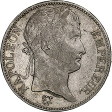 França, Napoleon I, 5 Francs, 1810, Rouen, Prata, AU(50-53), Gadoury:584