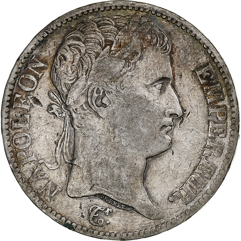 Frankrijk, Napoleon I, 5 Francs, 1811, Paris, Zilver, ZF, Gadoury:584