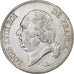 Francia, Louis XVIII, 5 Francs, 1823, Toulouse, Plata, MBC+, Gadoury:614