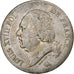 Francia, Louis XVIII, 5 Francs, 1824, Toulouse, Plata, MBC+, Gadoury:614