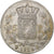 França, Louis XVIII, 5 Francs, 1824, Perpignan, Prata, AU(50-53), Gadoury:614