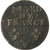 França, Louis XIV, Liard, 1693, Lyon, Cobre, VF(20-25), Gadoury:81