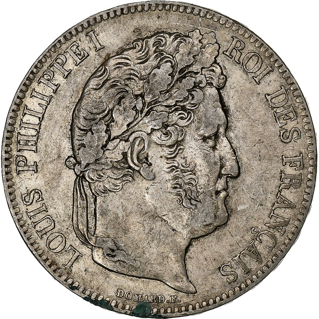 Francja, Louis-Philippe, 5 Francs, 1840, Bordeaux, Srebro, AU(50-53)