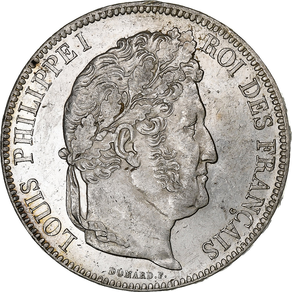 France, Louis-Philippe, 5 Francs, 1842, Bordeaux, Argent, TTB+, Gadoury:678