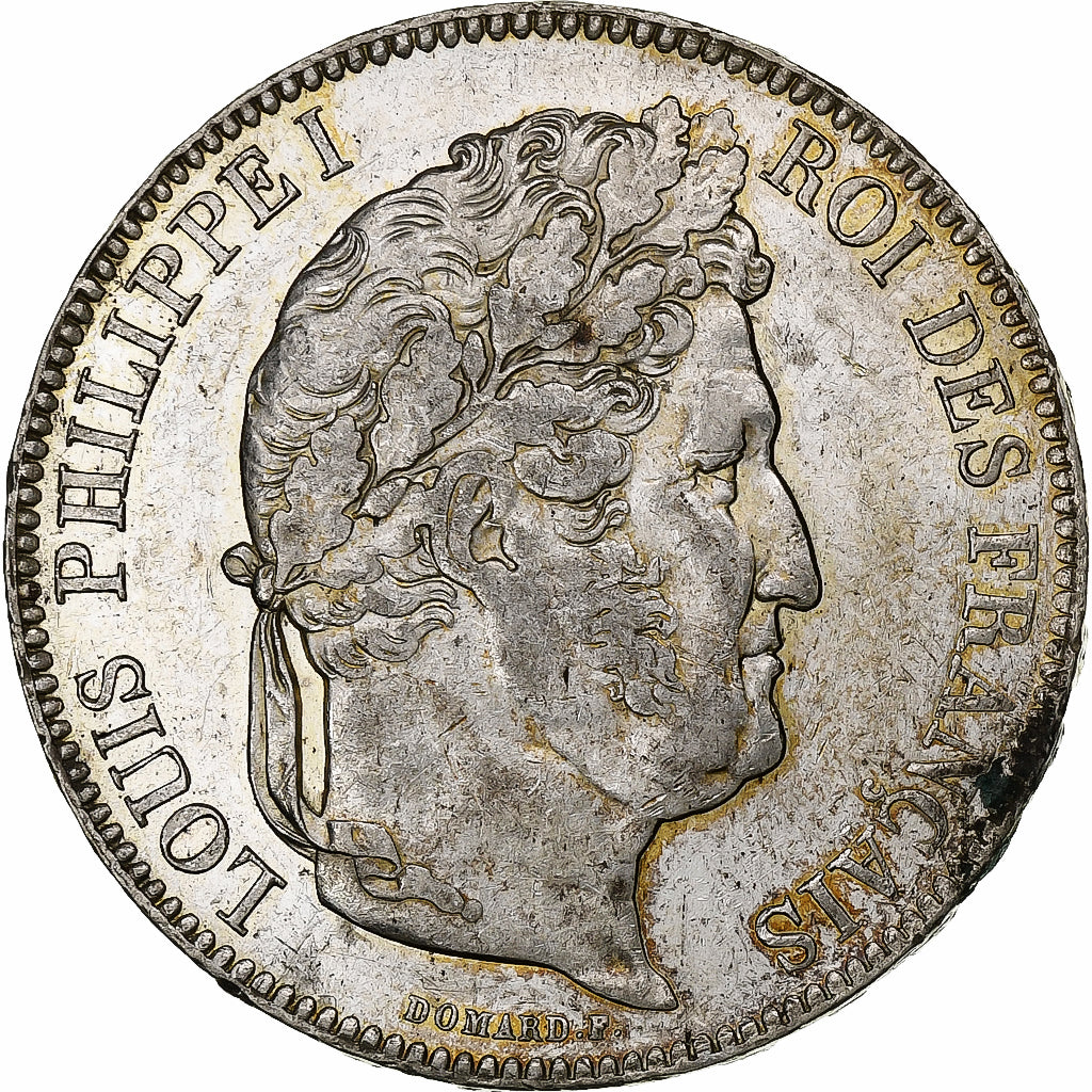Francia, Louis-Philippe, 5 Francs, 1842, Lille, Argento, BB+, Gadoury:678