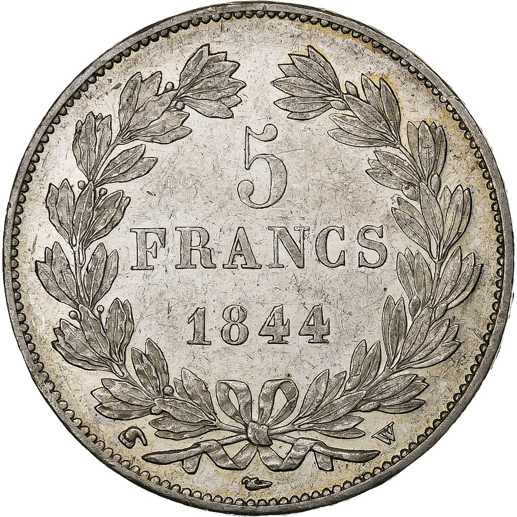 Francia, Louis-Philippe, 5 Francs, 1844, Lille, Argento, SPL-, Gadoury:678a