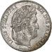 Francia, Louis-Philippe, 5 Francs, 1837, Paris, Argento, BB+, Gadoury:678